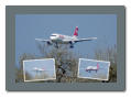Swiss - Anflug von Norden